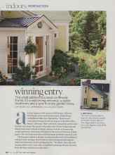 Better Homes & Gardens April 2010 Magazine Article: Winning entry