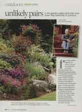 Better Homes & Gardens April 2010 Magazine Article: Unlikely pairs
