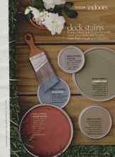 Better Homes & Gardens May 2010 Magazine Article: Deck stains