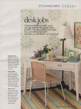 Better Homes & Gardens May 2010 Magazine Article: Desk jobs