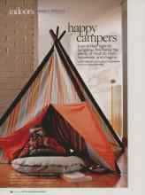 Better Homes & Gardens May 2010 Magazine Article: Happy campers