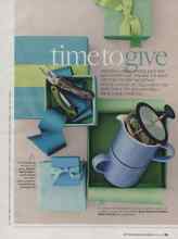 Better Homes & Gardens May 2010 Magazine Article: Time to give