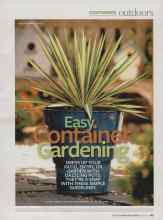 Better Homes & Gardens May 2010 Magazine Article: Easy Container Gardening