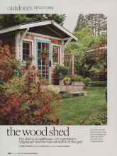 Better Homes & Gardens May 2010 Magazine Article: The wood shed