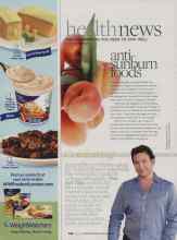 Better Homes & Gardens May 2010 Magazine Article: Anti-sunburn foods