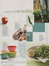 Better Homes & Gardens June 2010 Magazine Article: A month to eat healthy