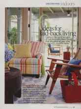 Better Homes & Gardens June 2010 Magazine Article: 6 Ideas for laid-back living