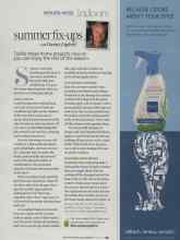 Better Homes & Gardens June 2010 Magazine Article: Summer fix-ups with Danny Lipford
