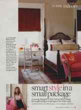 Better Homes & Gardens June 2010 Magazine Article: Smart style in a small package