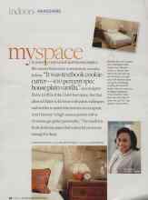 Better Homes & Gardens June 2010 Magazine Article: My space