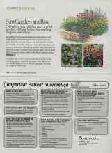 Better Homes & Gardens June 2010 Magazine Article: Sun Garden in a Box