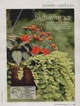 Better Homes & Gardens June 2010 Magazine Article: High-wire act