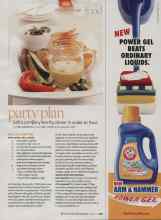 Better Homes & Gardens June 2010 Magazine Article: Party plan