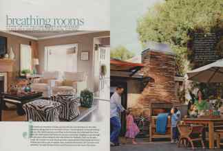 Better Homes & Gardens June 2010 Magazine Article: Breathing rooms