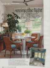 Better Homes & Gardens August 2010 Magazine Article: Seeing the light