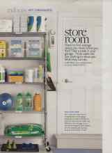 Better Homes & Gardens August 2010 Magazine Article: Store room