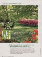 Better Homes & Gardens August 2010 Magazine Article: Qa Coping with shade