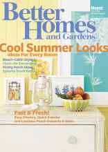 Better Homes & Gardens August 2010 Magazine Cover