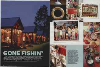 Better Homes & Gardens August 2010 Magazine Article: GONE FISHIN'