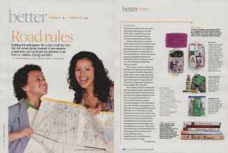 Better Homes & Gardens August 2010 Magazine Article: Road rules