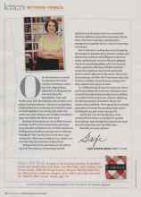 Better Homes & Gardens September 2010 Magazine Article: Share the Plaid