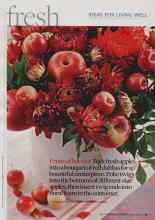Better Homes & Gardens September 2010 Magazine Article: Fruits of harvest