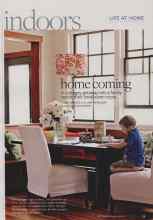 Better Homes & Gardens September 2010 Magazine Article: Home coming