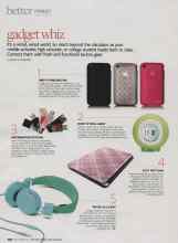 Better Homes & Gardens September 2010 Magazine Article: Gadget whiz