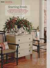 Better Homes & Gardens October 2010 Magazine Article: Starting Fresh