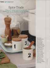 Better Homes & Gardens October 2010 Magazine Article: Spice Trade