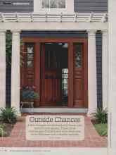 Better Homes & Gardens October 2010 Magazine Article: Outside Chances