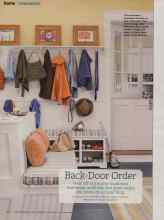 Better Homes & Gardens October 2010 Magazine Article: Back-Door Order