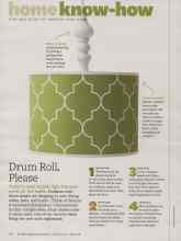 Better Homes & Gardens October 2010 Magazine Article: Drum Roll, Please