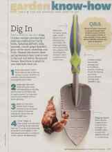 Better Homes & Gardens October 2010 Magazine Article: Dig In