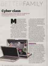 Better Homes & Gardens October 2010 Magazine Article: Cyber class