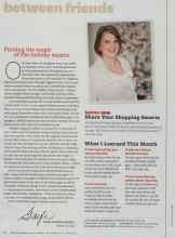 Better Homes & Gardens December 2010 Magazine Article: Finding the magic of the holiday season