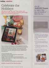 Better Homes & Gardens December 2010 Magazine Article: Celebrate the Holidays