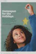 Better Homes & Gardens December 2010 Magazine Article: Homespun for the Holidays