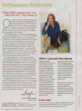 Better Homes & Gardens January 2011 Magazine Article: When BHG readers say 
