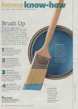 Better Homes & Gardens February 2011 Magazine Article: Brush Up