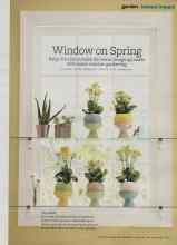 Better Homes & Gardens February 2011 Magazine Article: Window on Spring