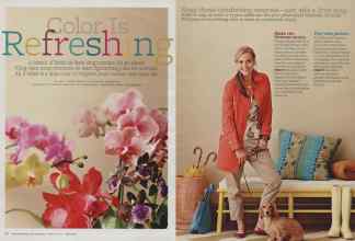Better Homes & Gardens February 2011 Magazine Article: Color Is Refreshing