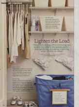Better Homes & Gardens March 2011 Magazine Article: Lighten the Load