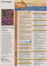 Better Homes & Gardens March 2011 Magazine Article: Reblooming Lilacs