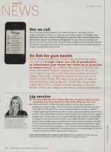 Better Homes & Gardens March 2011 Magazine Article: Doc on call