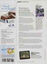 Better Homes & Gardens April 2011 Magazine Article: This Month in the Garden