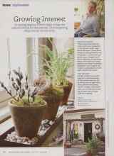 Better Homes & Gardens April 2011 Magazine Article: Growing Interest