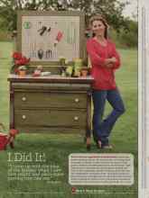Better Homes & Gardens April 2011 Magazine Article: I Did It!