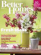 Better Homes & Gardens April 2011 Magazine Cover