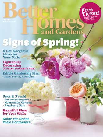 Archive of Better Homes & Gardens May 2011 Magazine: Cover